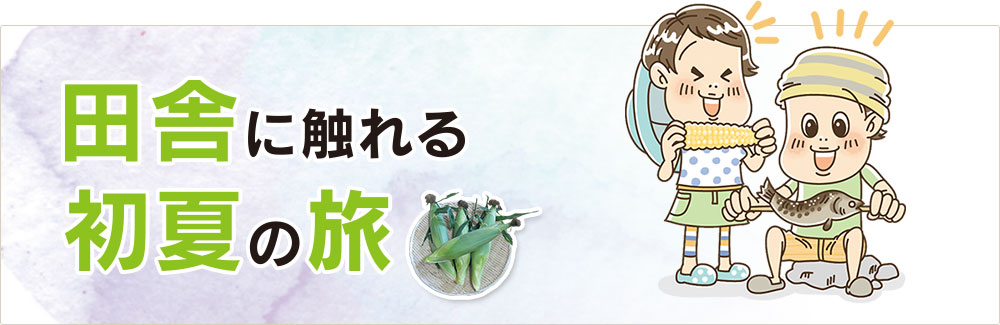 田舎に触れる初夏の旅