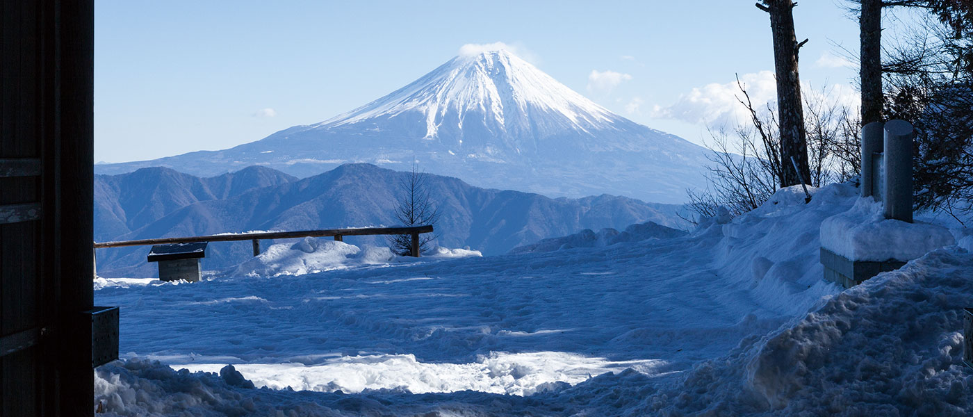 七面山の富士山