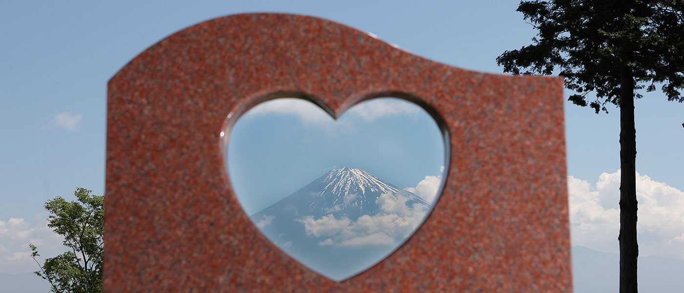 白鳥山の富士山